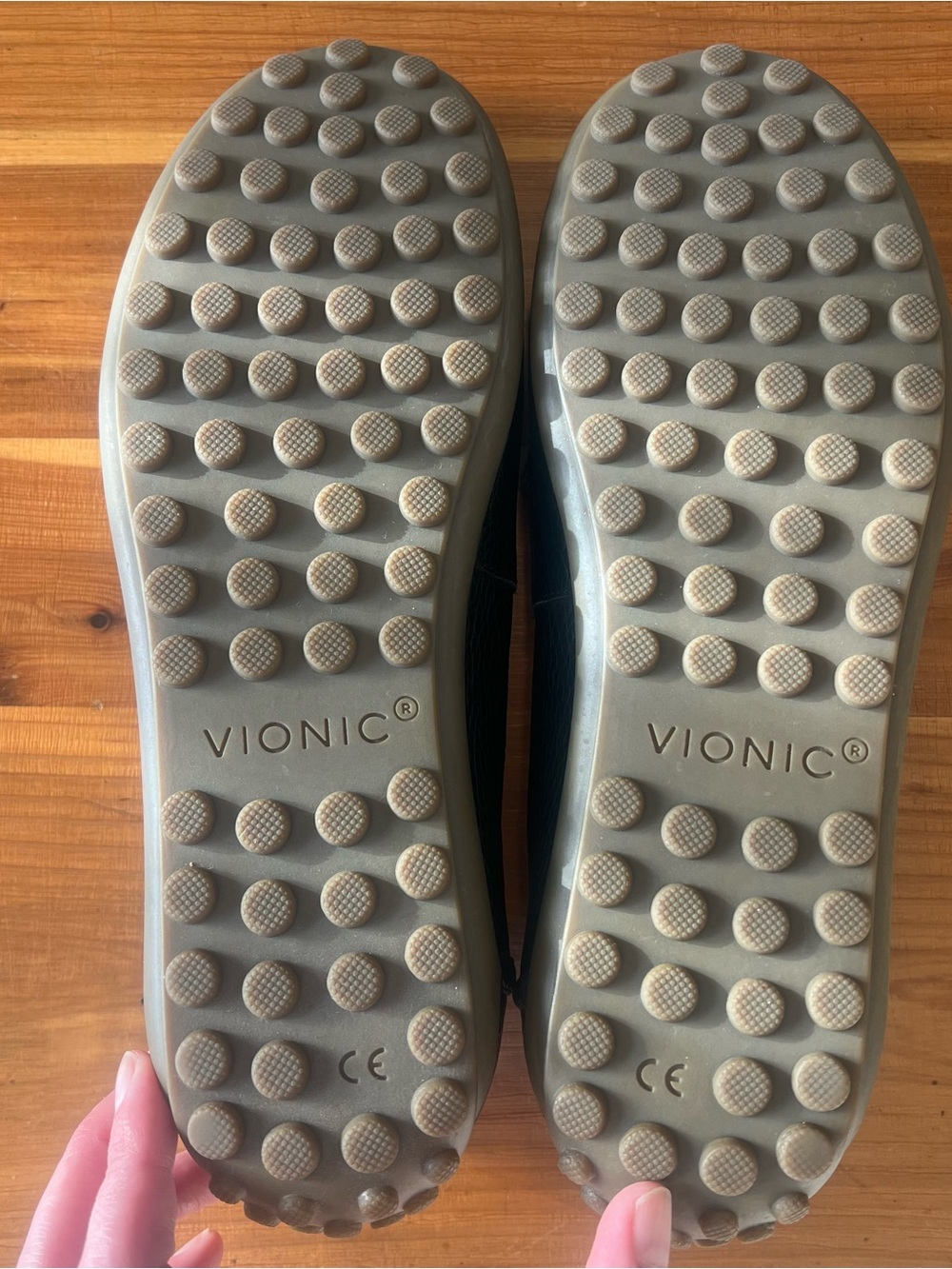 Vionic Marcy Loafers Pebbled Leather Black Arch Support Orthotic Size 8 Classic - Picture 7 of 7